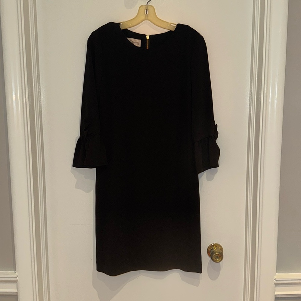 Sara Campbell Classic Black Long Sleeve Dress